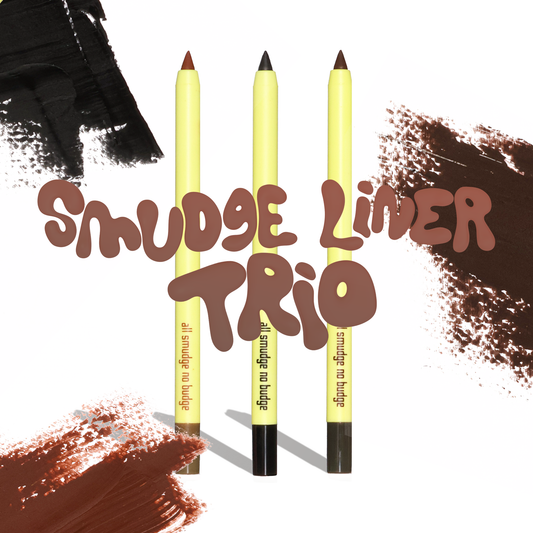 All Smudge No Budge Liner Trio Makeup Bundle