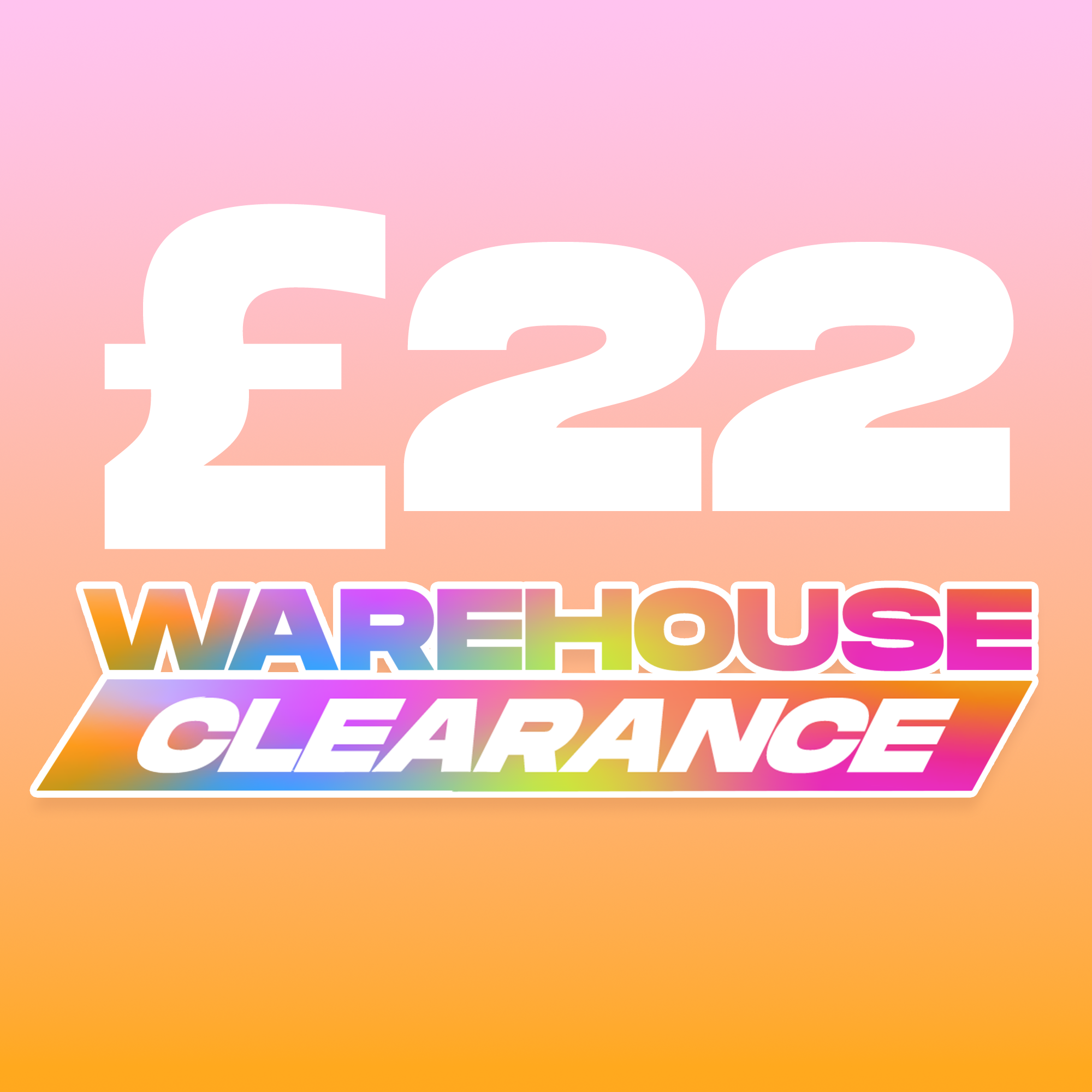 Warehouse Clearance Sweep £22