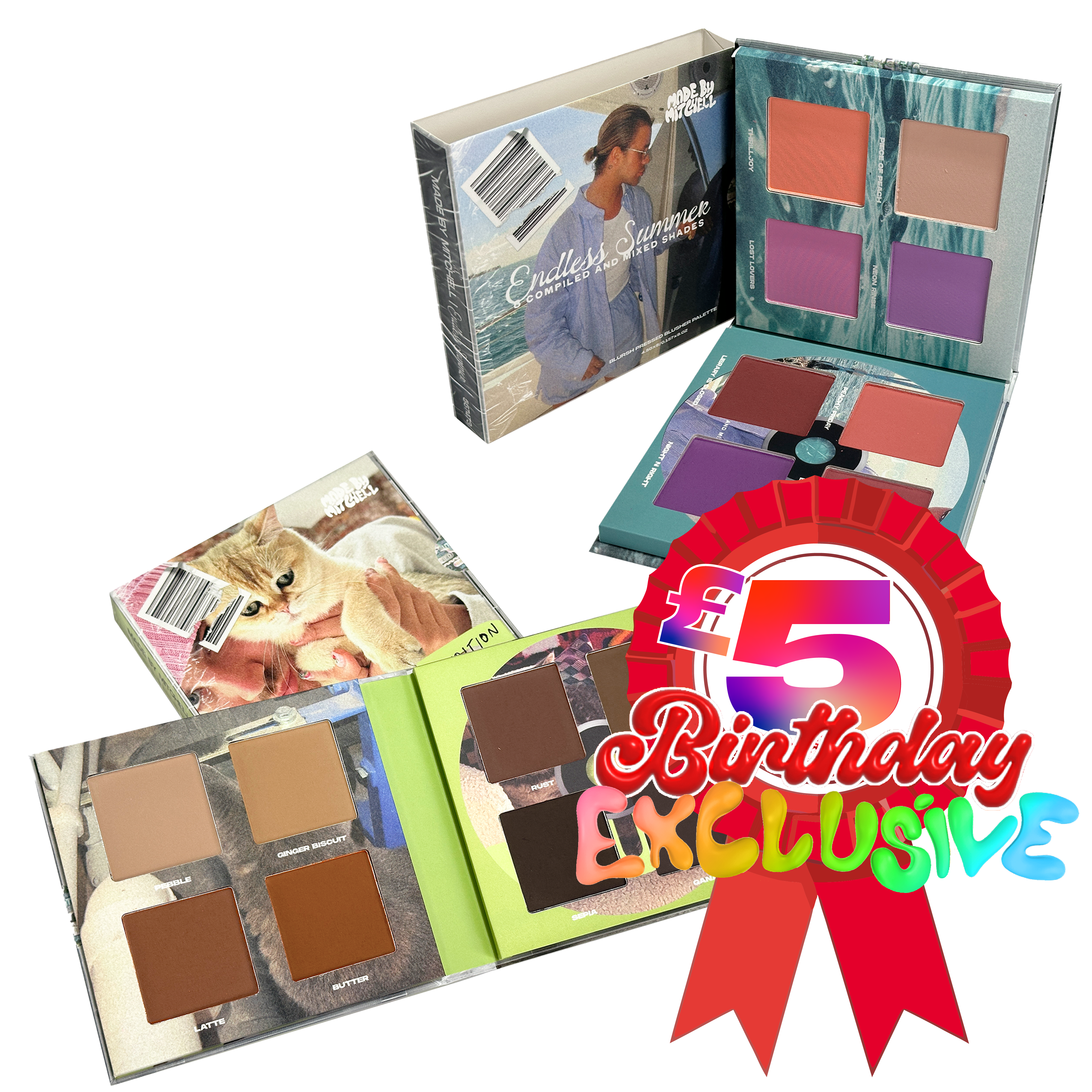 The Cheeks Album Bronzer & Blusher Palette's