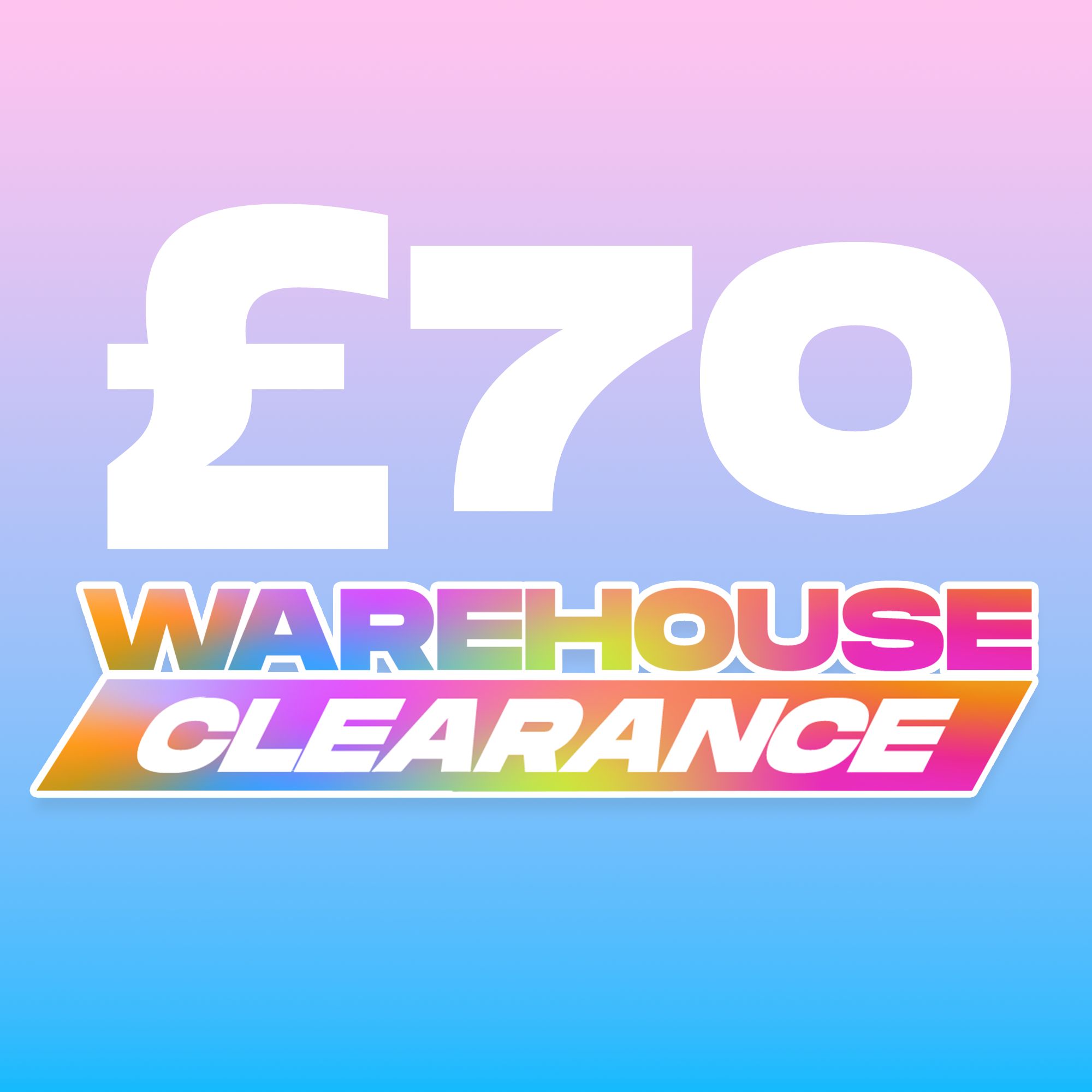 Warehouse Clearance Sweep £70