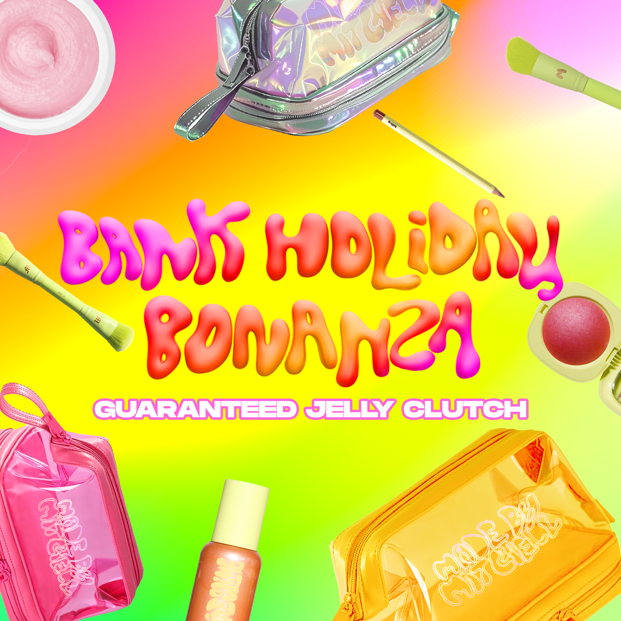 Bank Holiday 4 Piece Mystery Makeup Bundle with Guaranteed Jelly