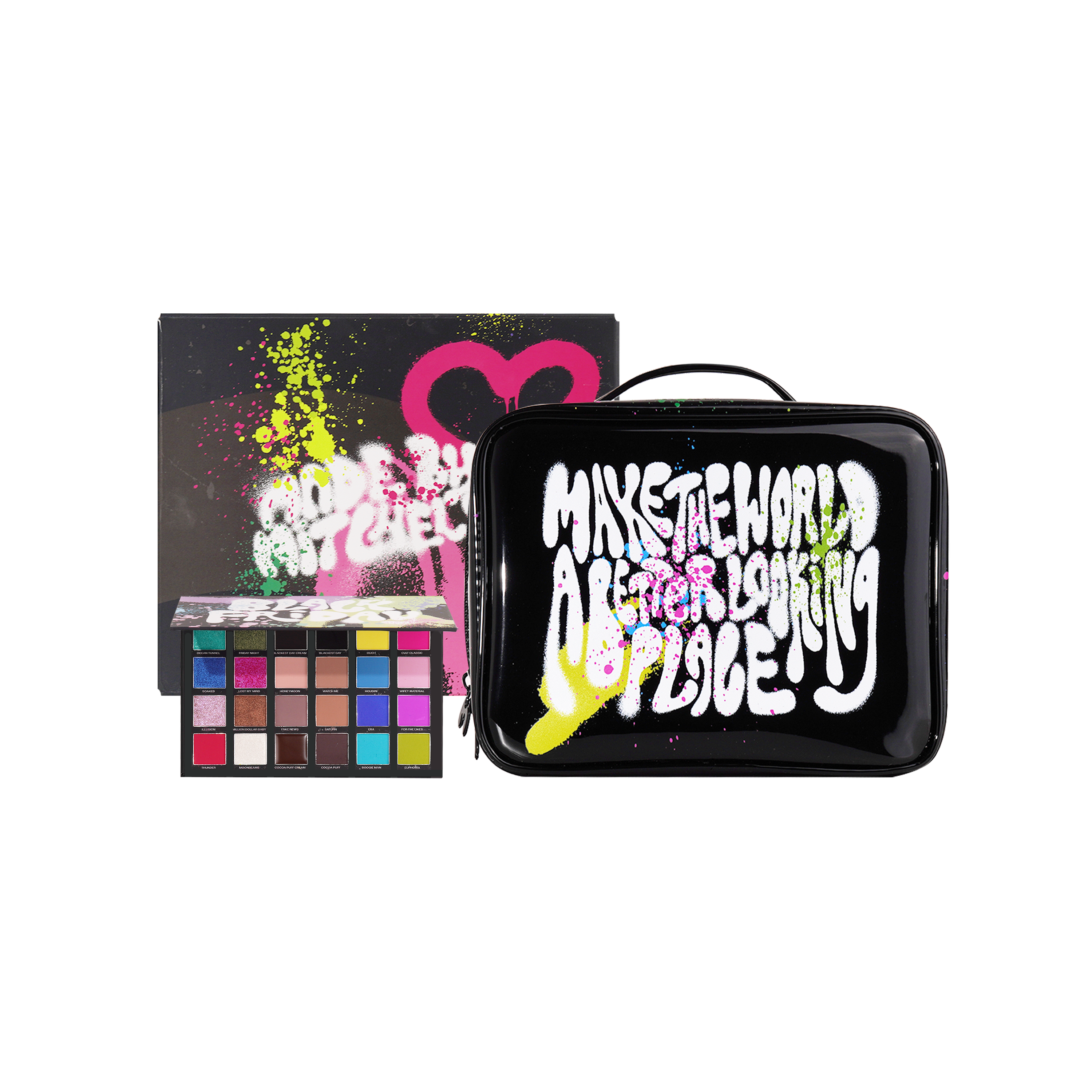 Black Friday Jelly Bag With FREE 24 Pan Eyeshadow Palette