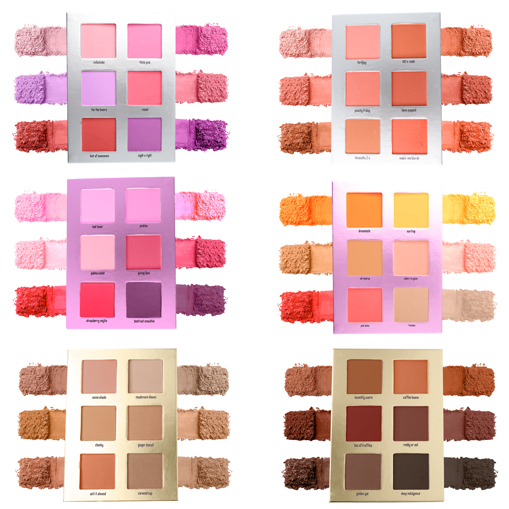 Blursh & Bronze Press'd Blusher & Bronzer Palette's