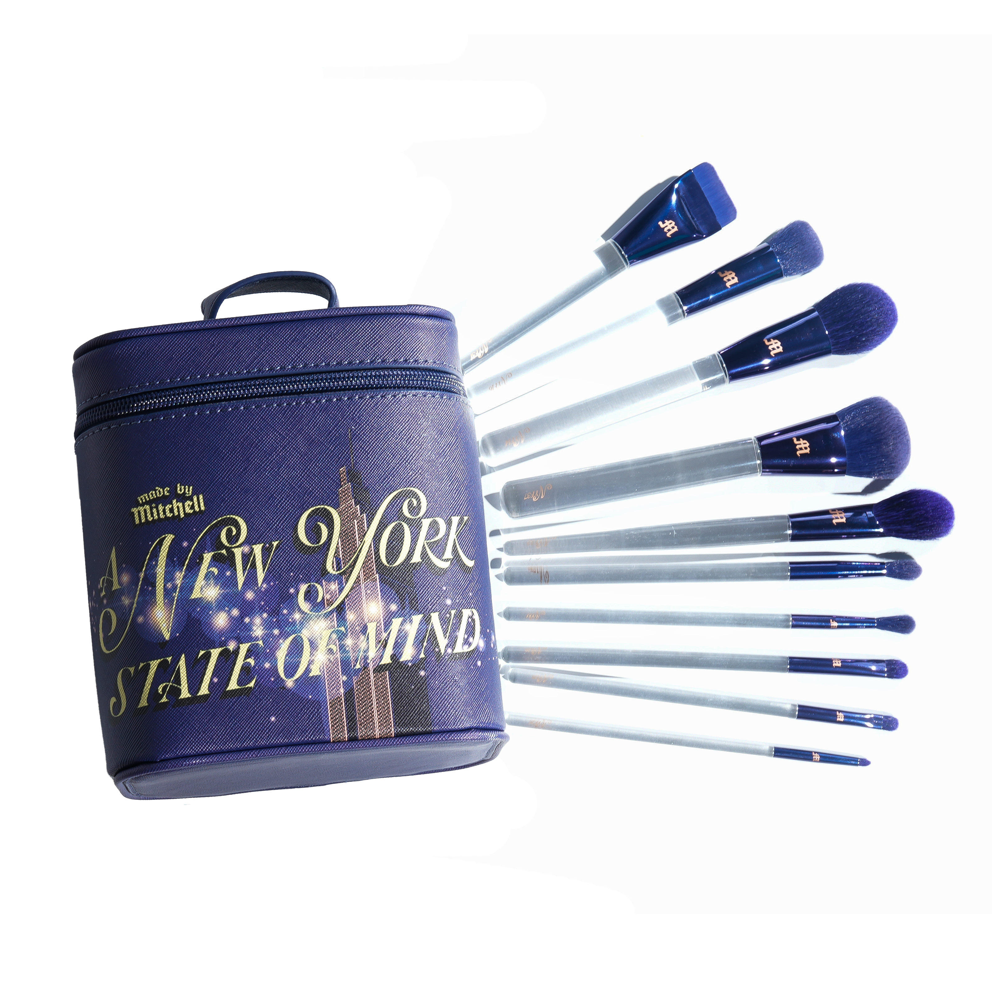 New York Christmas Vanity and Brush Set