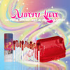 Northern Light Red Jelly Clutch & All Here 16 Piece Red Brush Set