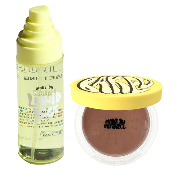 Baked Loose Powder & Setting Spray Bundle
