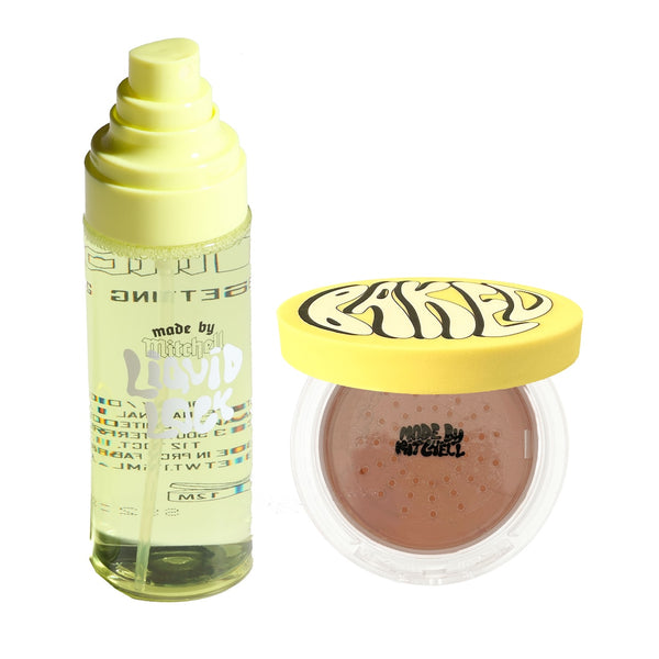 Baked Loose Powder & Setting Spray Bundle