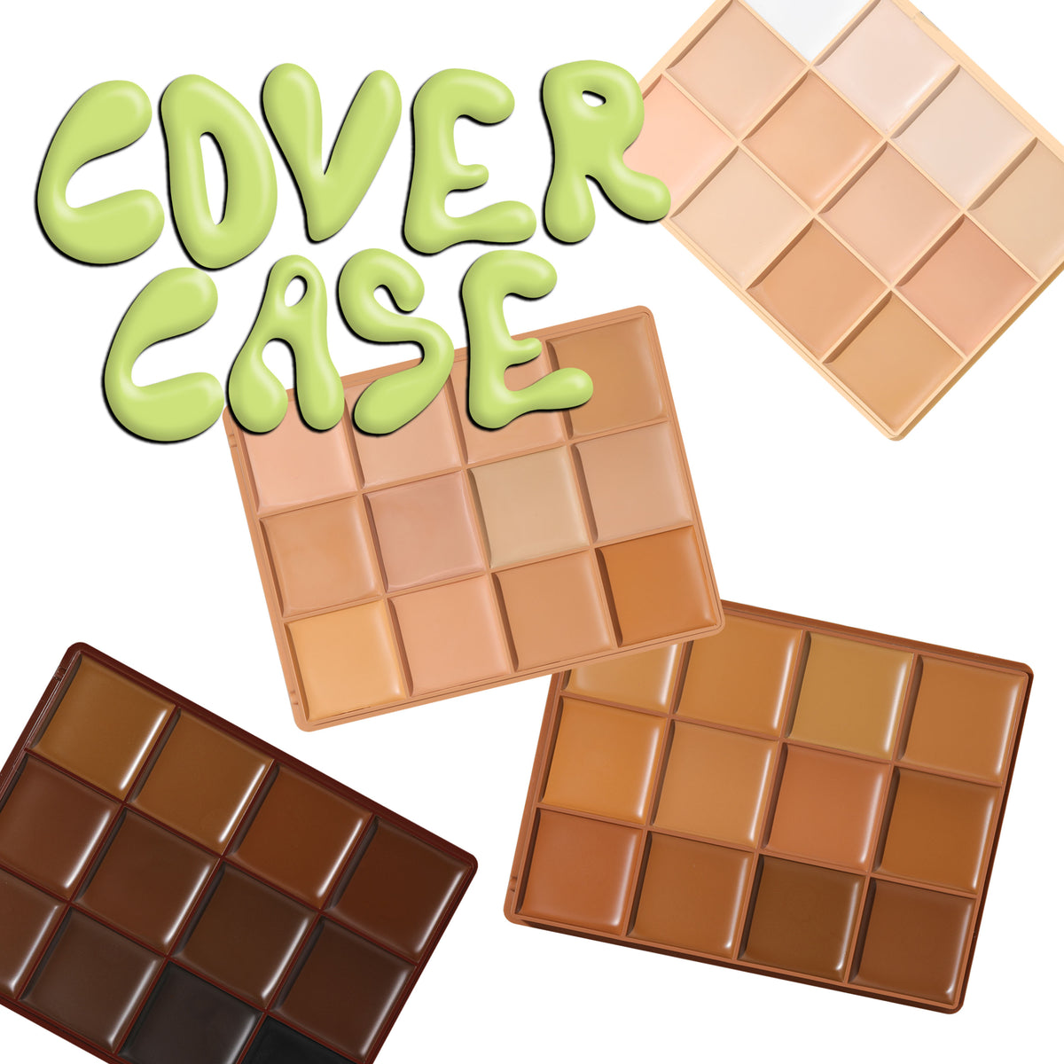 Cover Case - Foundation Palette ( Includes FREE Exclusive Cover Case Brush )