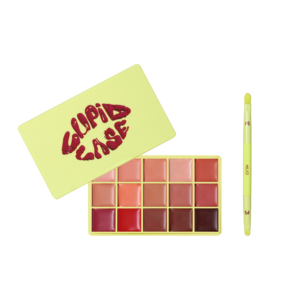 Cupid Case Lip Palette & Lip Brush Set
