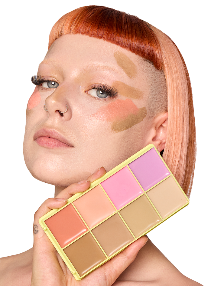 Curve Case Matte - Matte Cream Blusher & Bronzer Palette
