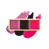 Mini Curve Case Cream Blusher, Bronzer & Highlighter Paletter Palette