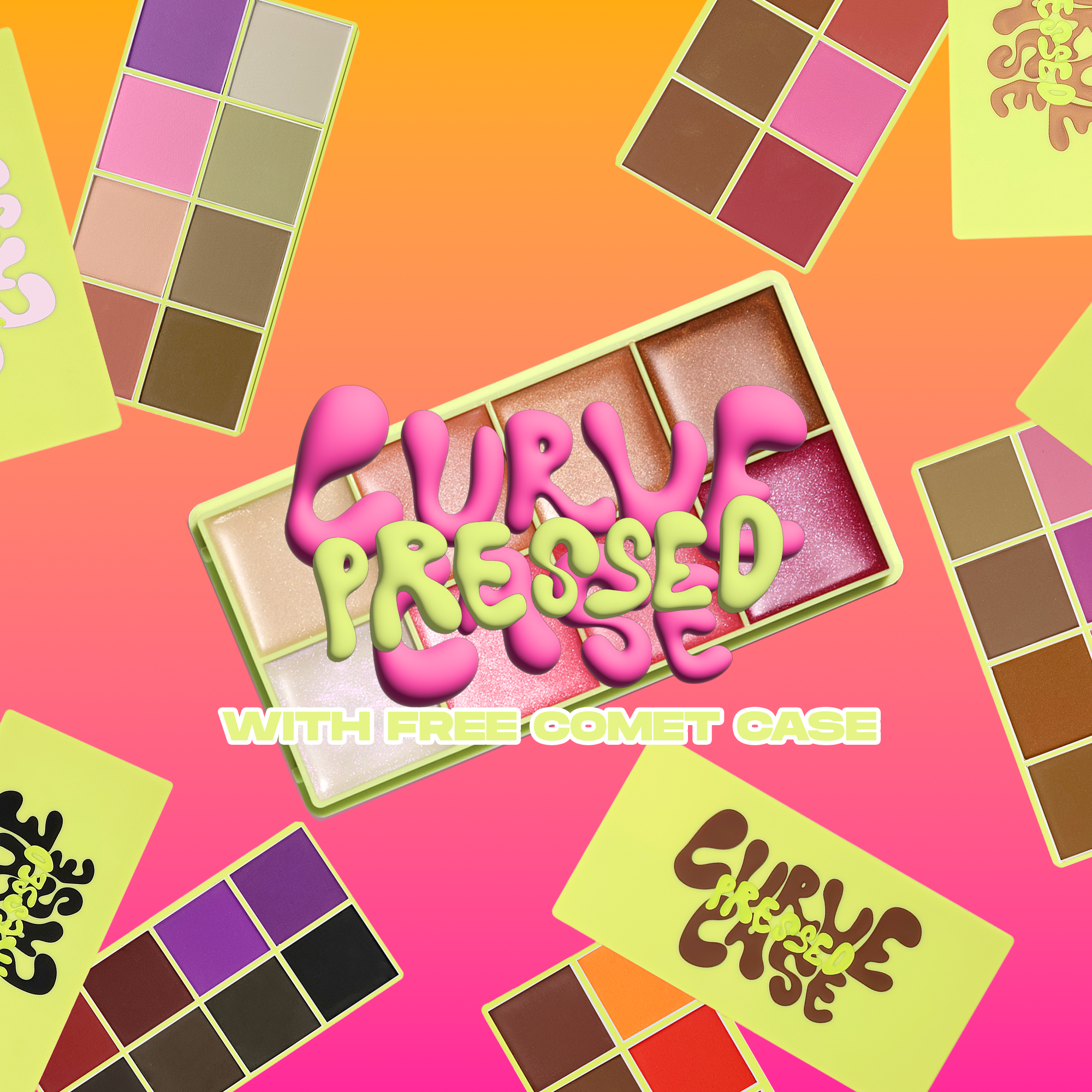 Curve Case Pressed Palette & Free Comet Case Bundle