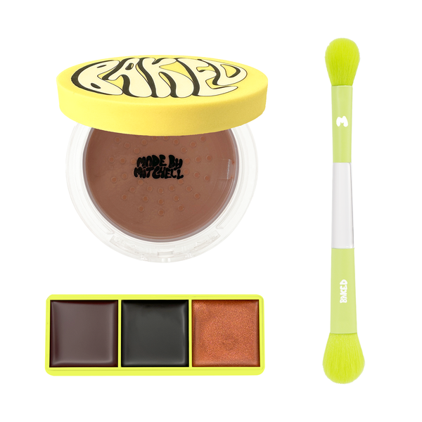 Baked Loose Powder & Mini Curve Bundle with FREE Brush
