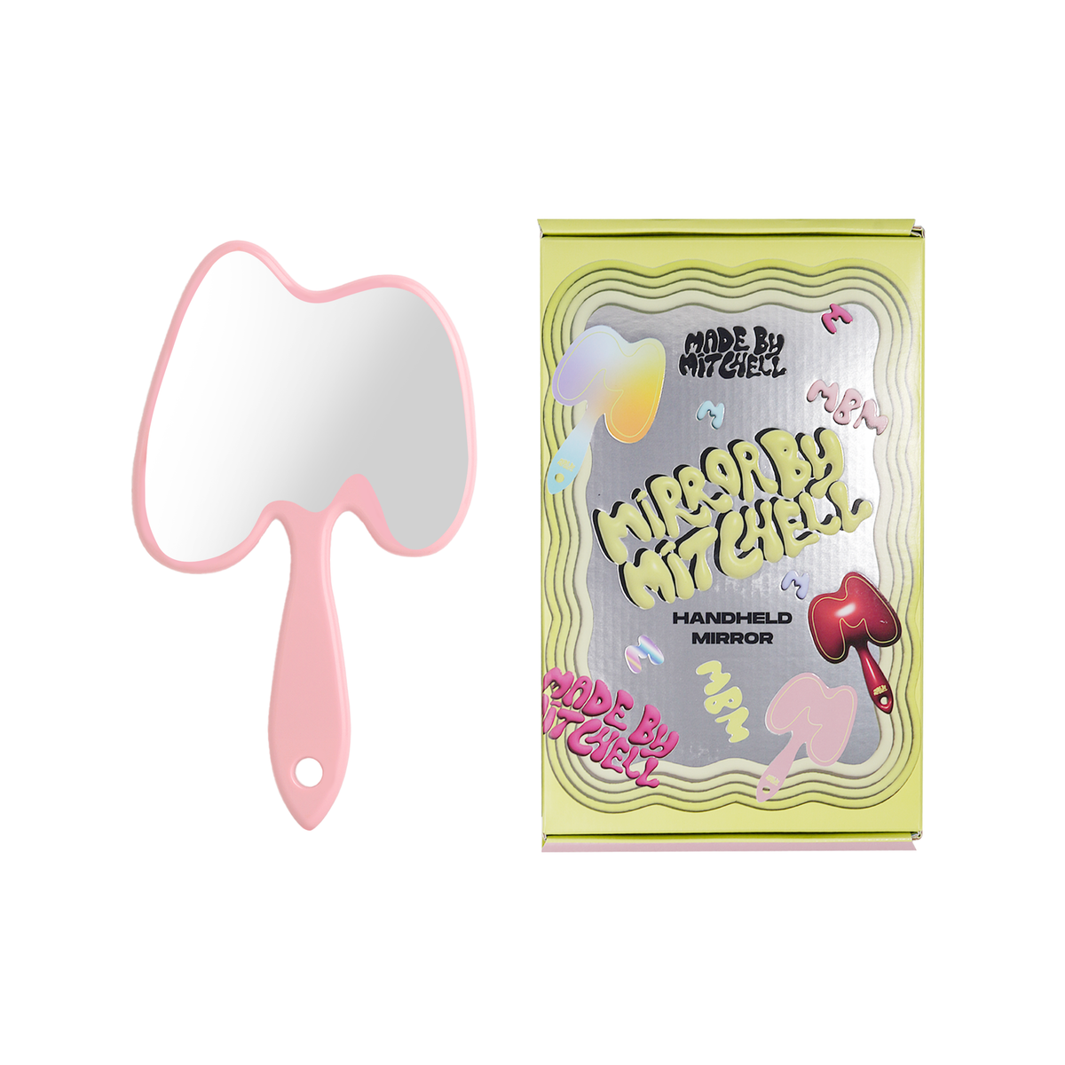 Bubble M Handheld Mirror By Mitchell