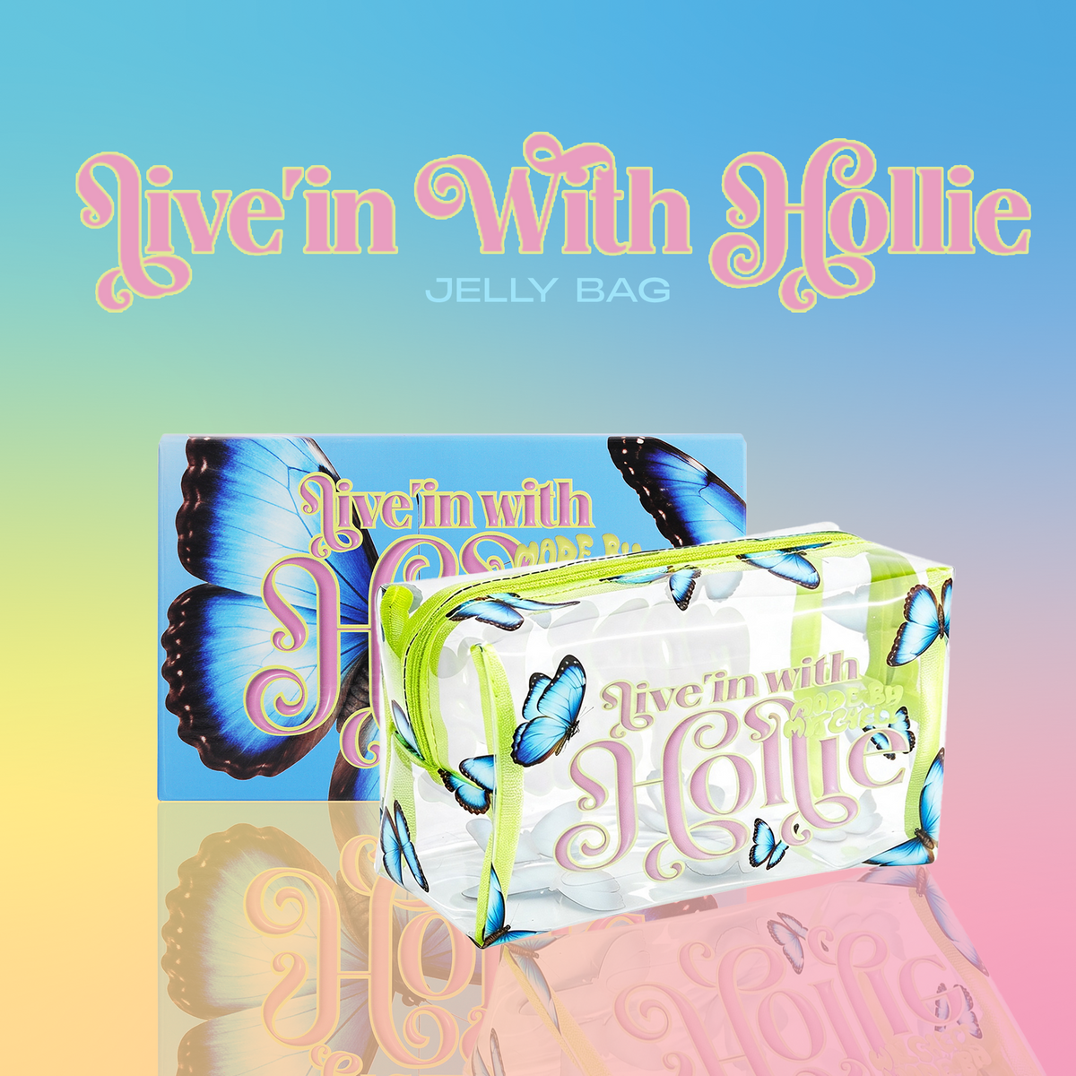 Live'in With Hollie Butterfly Jelly Bag -  Hollie  X Made By Mitchell