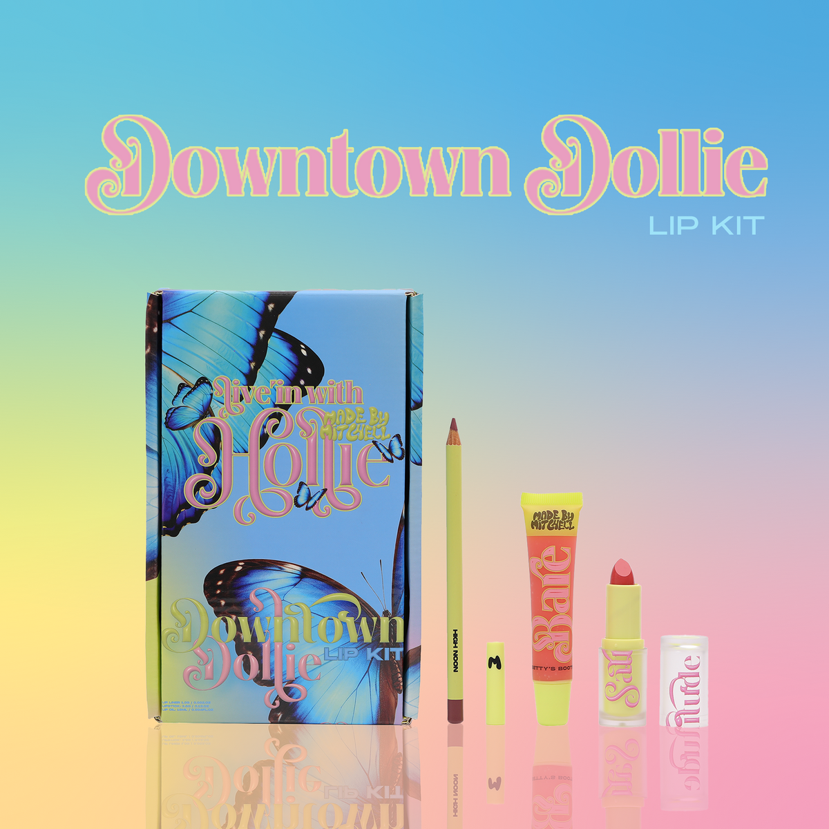 Downtown Dollie Lip Kit - Hollie X Made By Mitchell