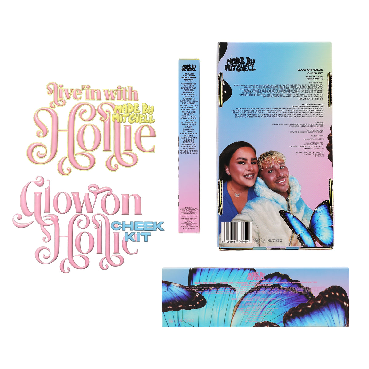 Glow On Hollie Cheek Kit - Hollie X Made By Mitchell
