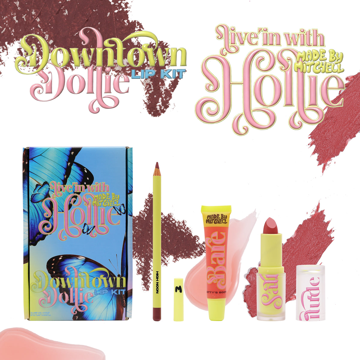 Downtown Dollie Lip Kit - Hollie X Made By Mitchell
