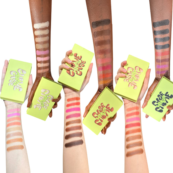 Curve Case Matte - Matte Cream Blusher & Bronzer Palette