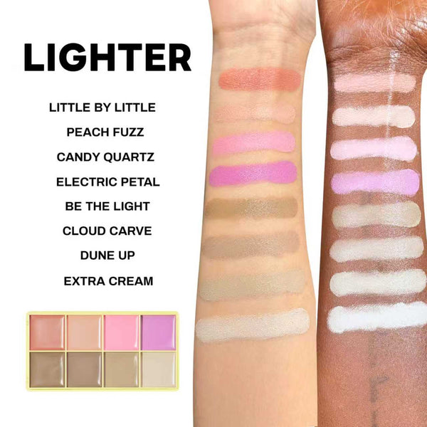 Curve Case Matte - Matte Cream Blusher & Bronzer Palette