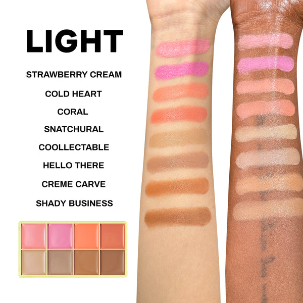 Curve Case Matte - Matte Cream Blusher & Bronzer Palette