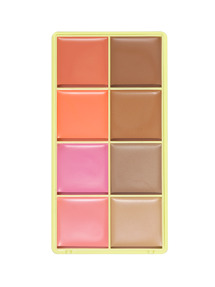 Curve Case Matte - Matte Cream Blusher & Bronzer Palette