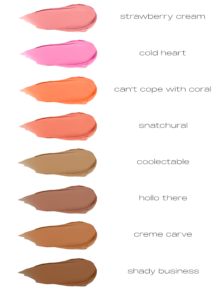 Curve Case Matte - Matte Cream Blusher & Bronzer Palette