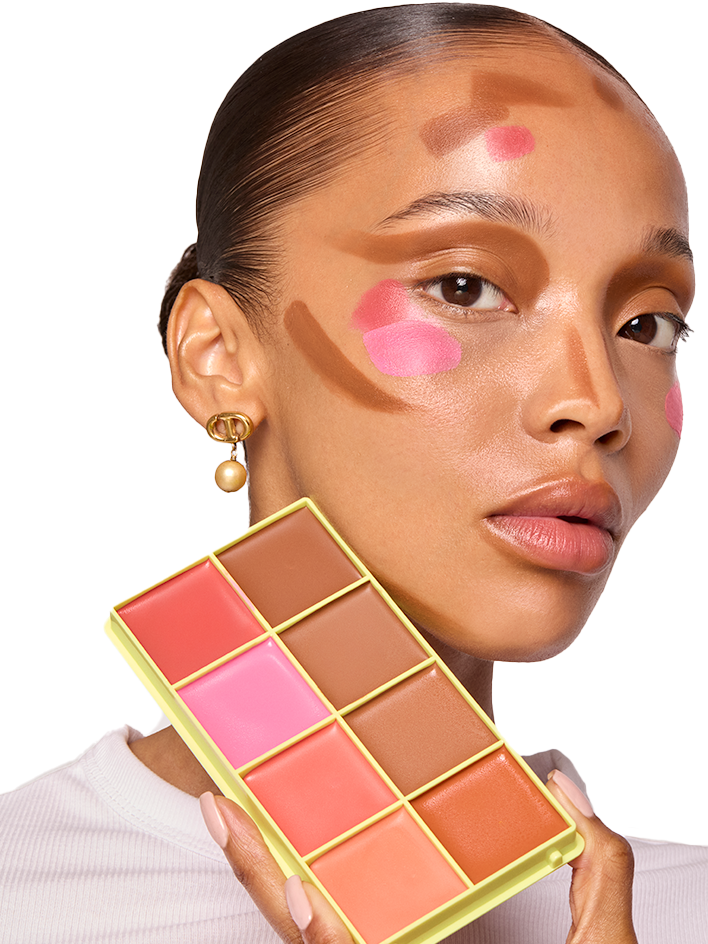 Curve Case Matte - Matte Cream Blusher & Bronzer Palette