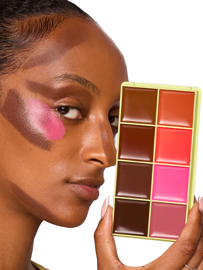 Curve Case Matte - Matte Cream Blusher & Bronzer Palette
