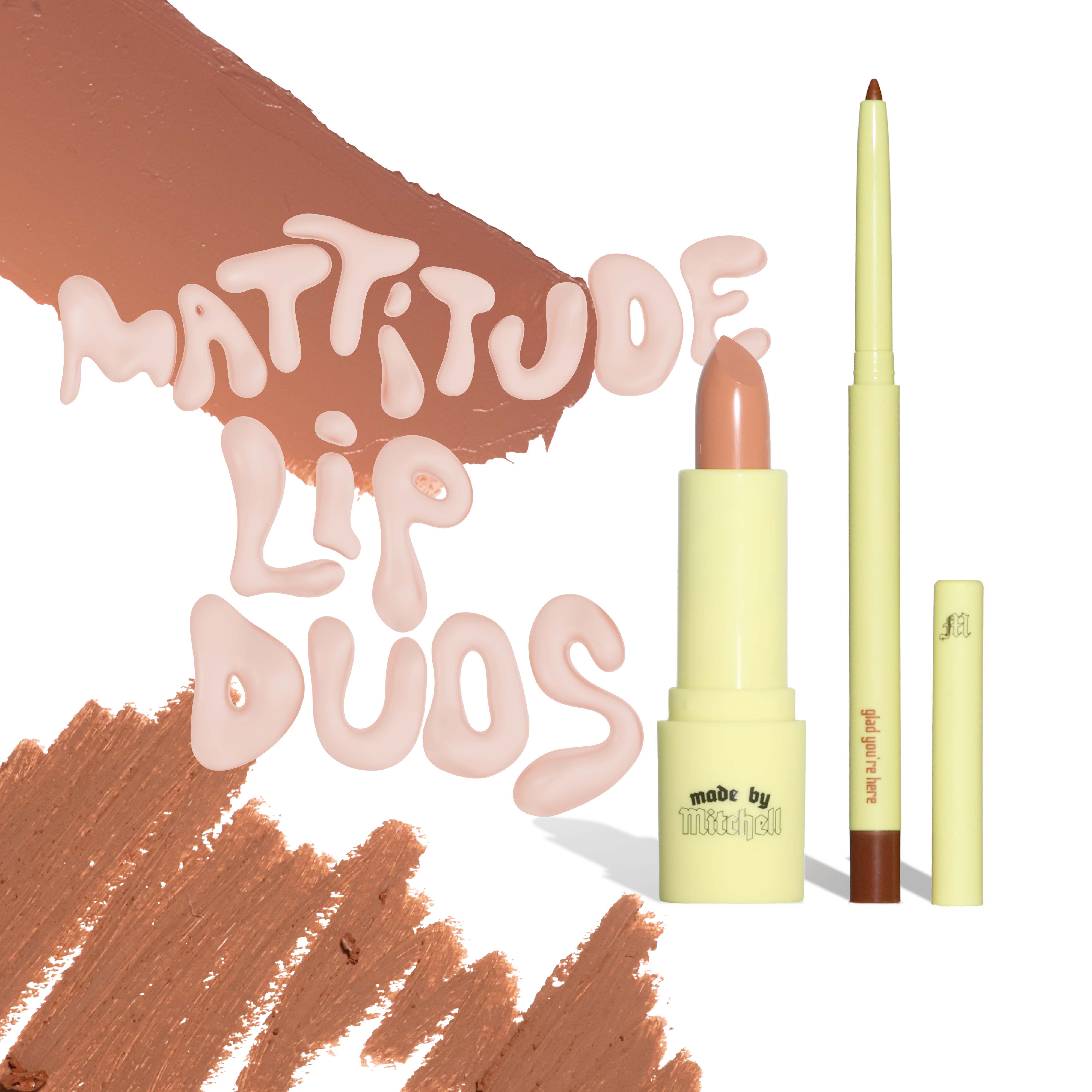 Mattitude Lip Duo - Cream Lipstick & Lip Liner