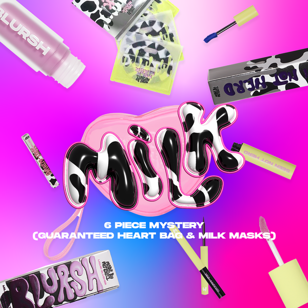 Milk 6 Piece Mystery Bundle ( Guaranteed Heart Bag & Milk Masks )