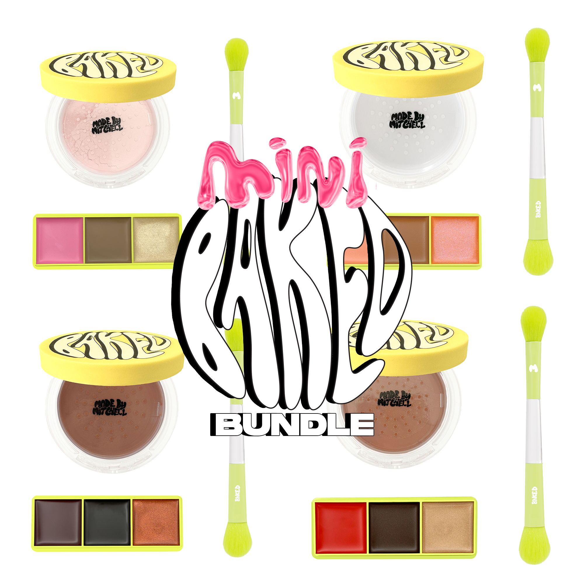 Baked Loose Powder & Mini Curve Bundle with FREE Brush
