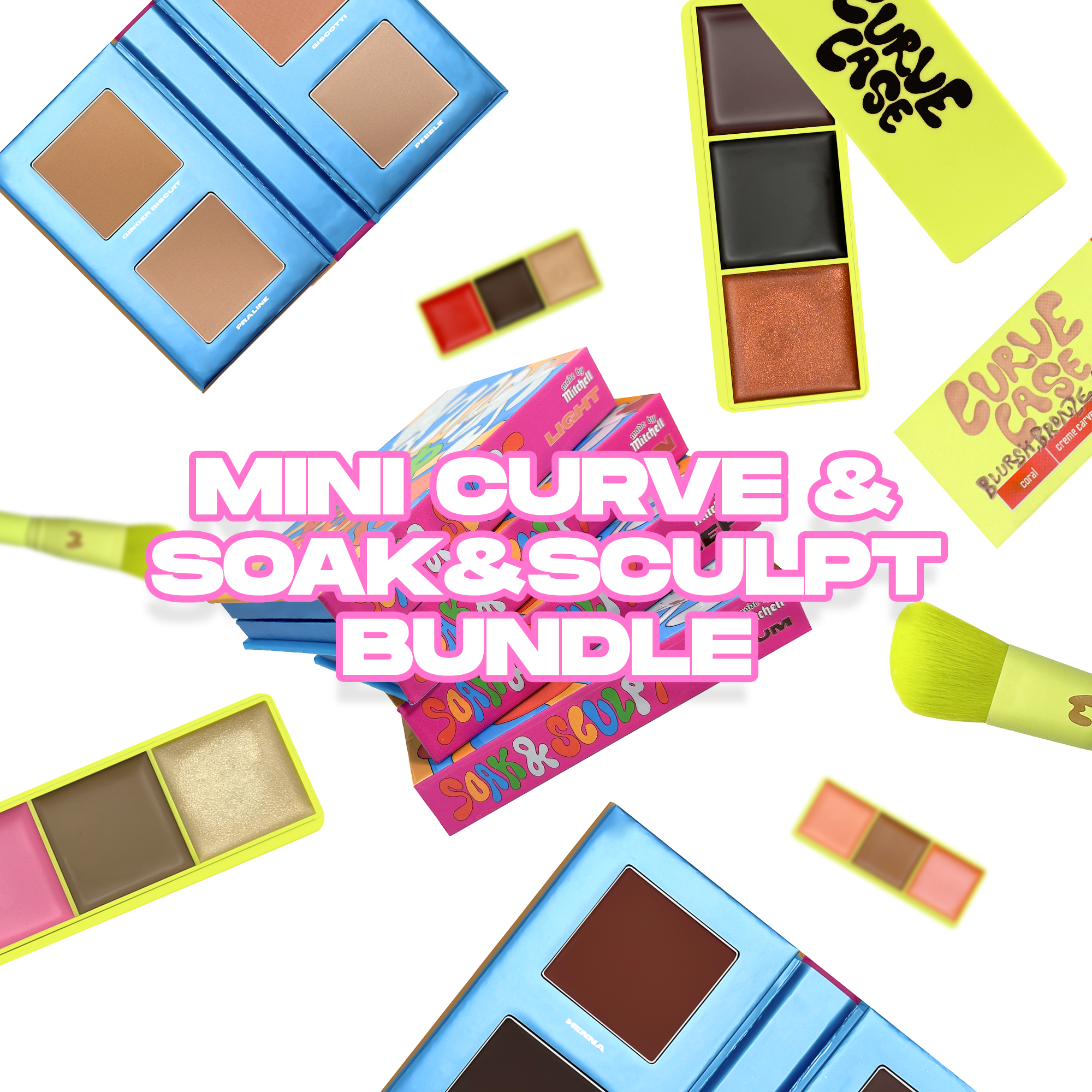 Mini Curve & Soak and Sculpt Bundle with FREE Brush