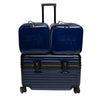 Metallic Navy Trunk & Two Navy Travel Case