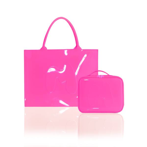 Tote-Ally Jelly Shopper With FREE Matching mini Jelly Bag