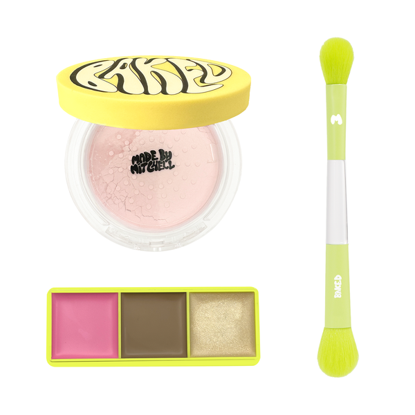 Baked Loose Powder & Mini Curve Bundle with FREE Brush