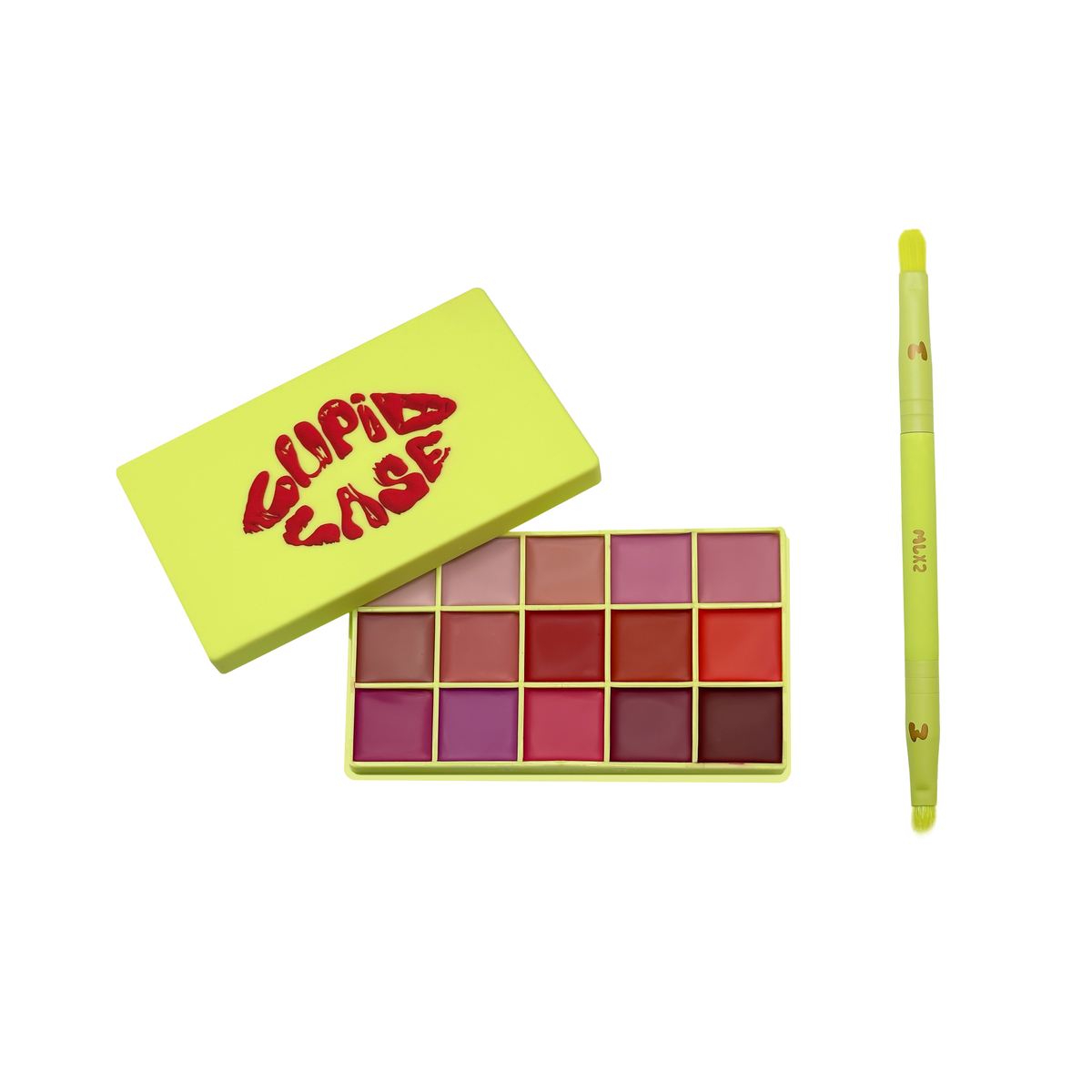 Cupid Case Lip Palette & Lip Brush Set
