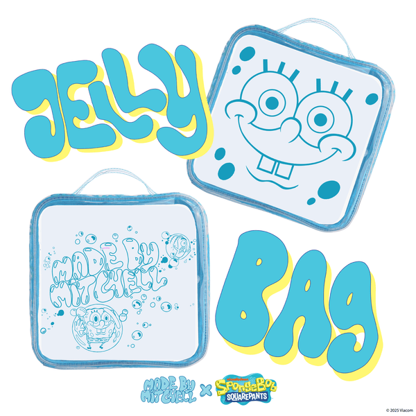 PRE-ORDER SpongeBob SquarePants - Blue Jelly Makeup Bag