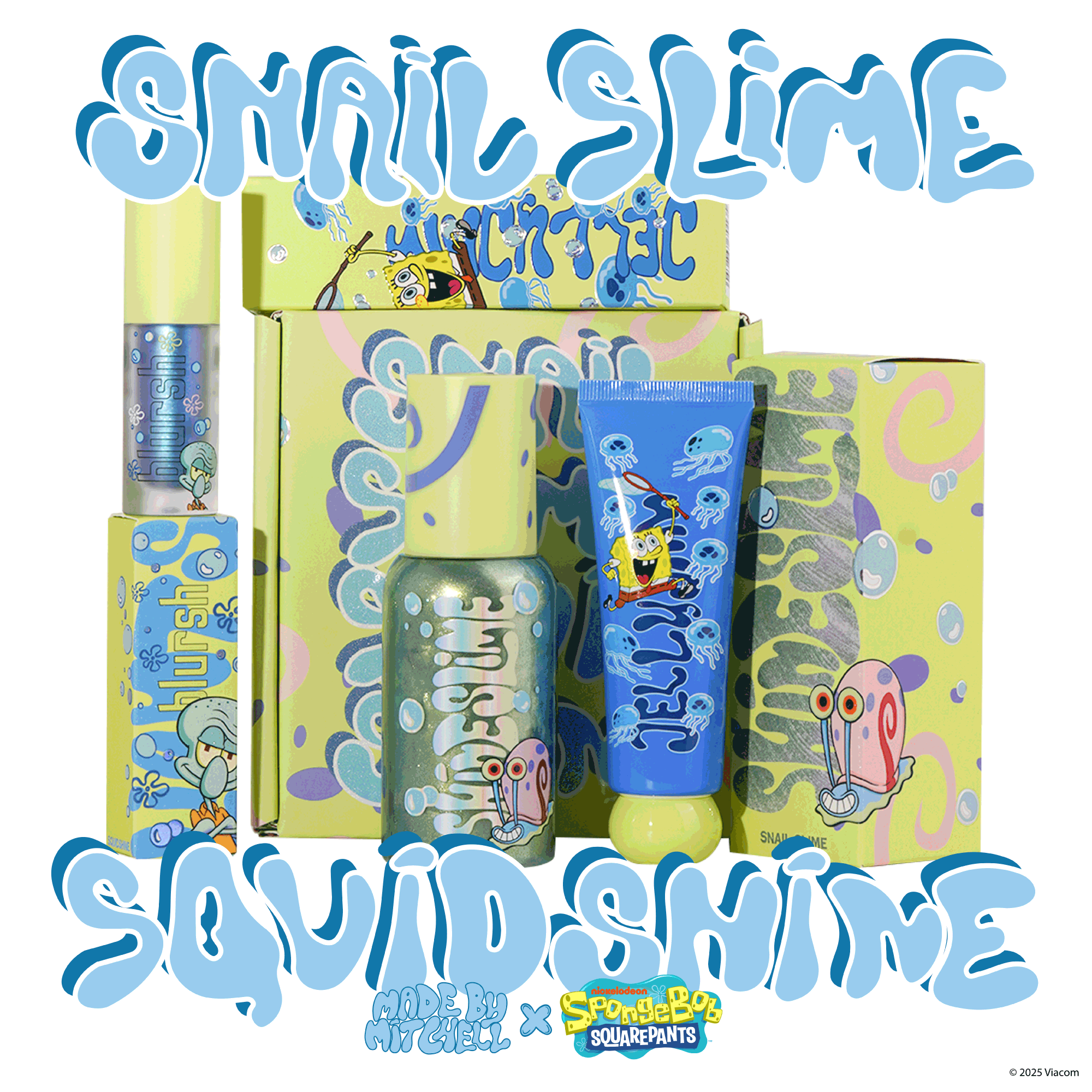 PRE-ORDER SpongeBob SquarePants - Snail Slime Squid Shine Bundle