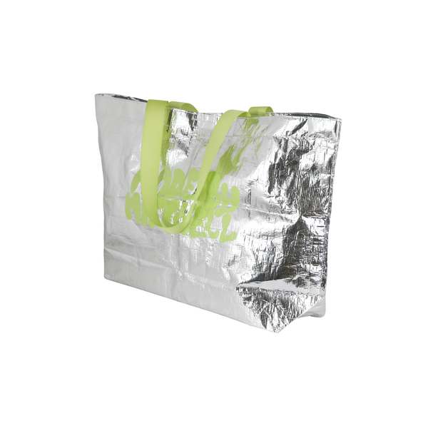 Silver Woven Tote - Made By Mitchell