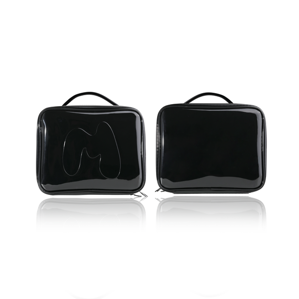 16 Piece Black Brush Set & Black Jelly Bag