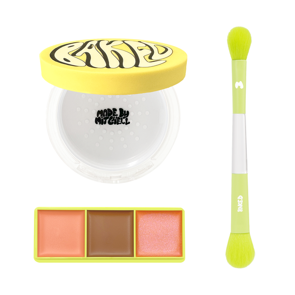 Baked Loose Powder & Mini Curve Bundle with FREE Brush