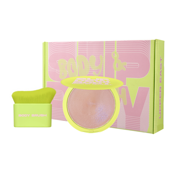 Slip Dew Body Cream Highlighter With Free Body Brush