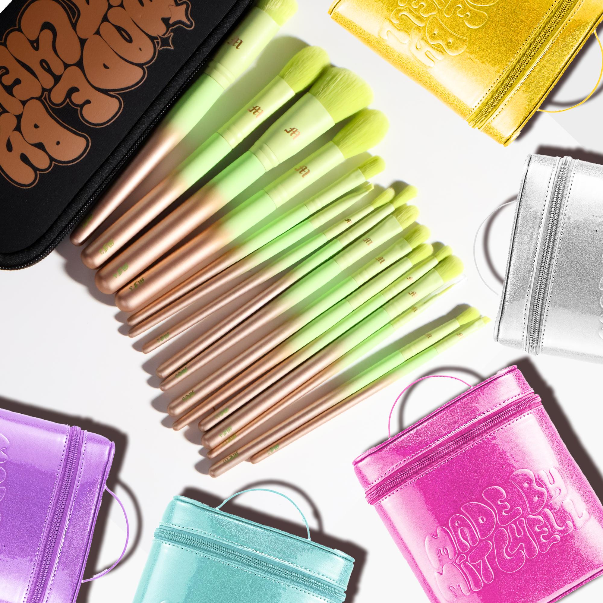 Mystery Glitter Vanity & 16 Piece Brush Set Bundle