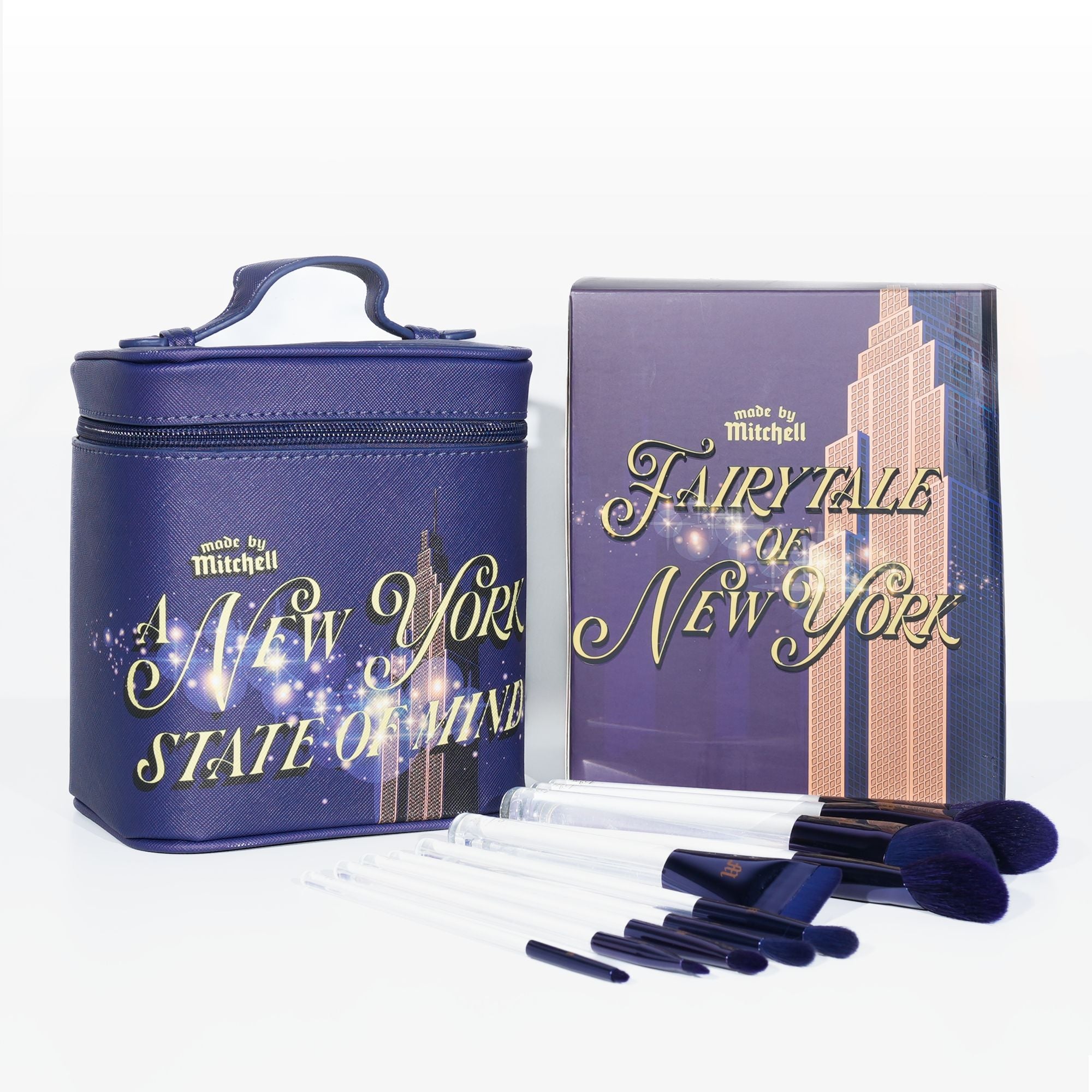 New York Christmas Vanity and Brush Set