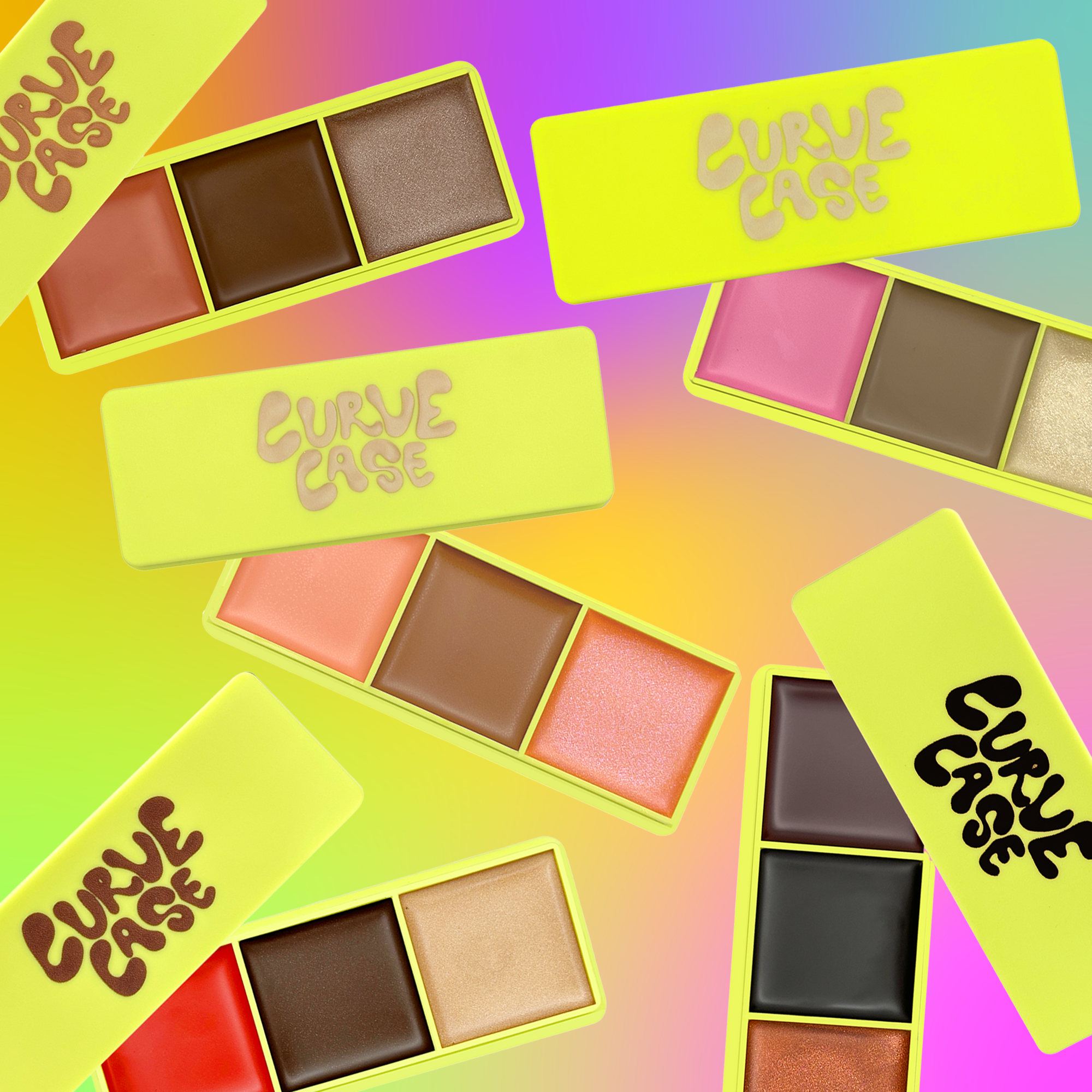 Mini Curve Case - Blursh, Bronze, Glow Face Palette