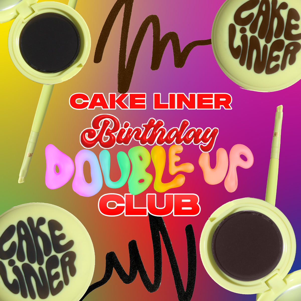 Double Up Club Cake Eyeliner Buy One Get One FREE