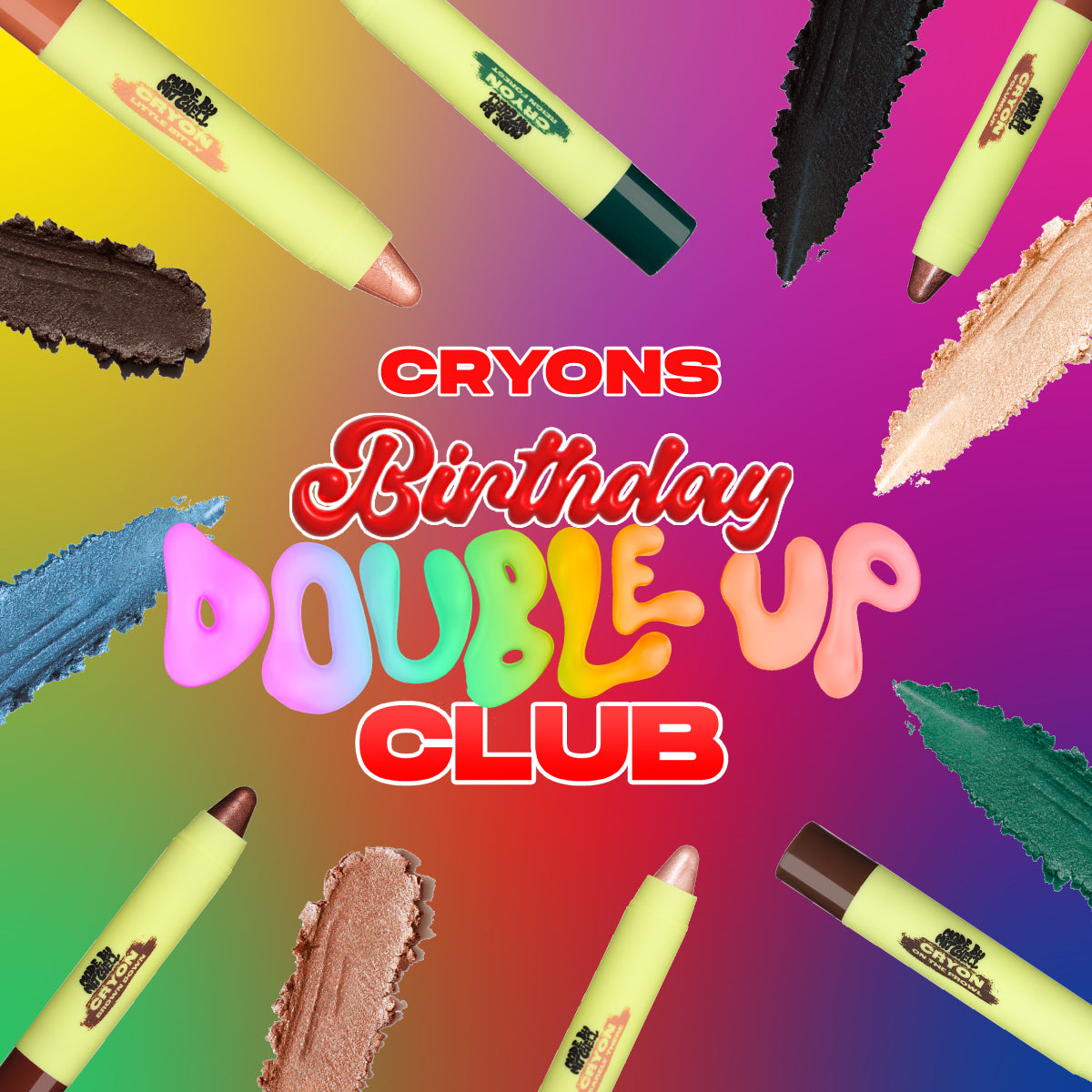 Double Up Club Cryons Eyeshadow Crayon Buy One Get One FREE