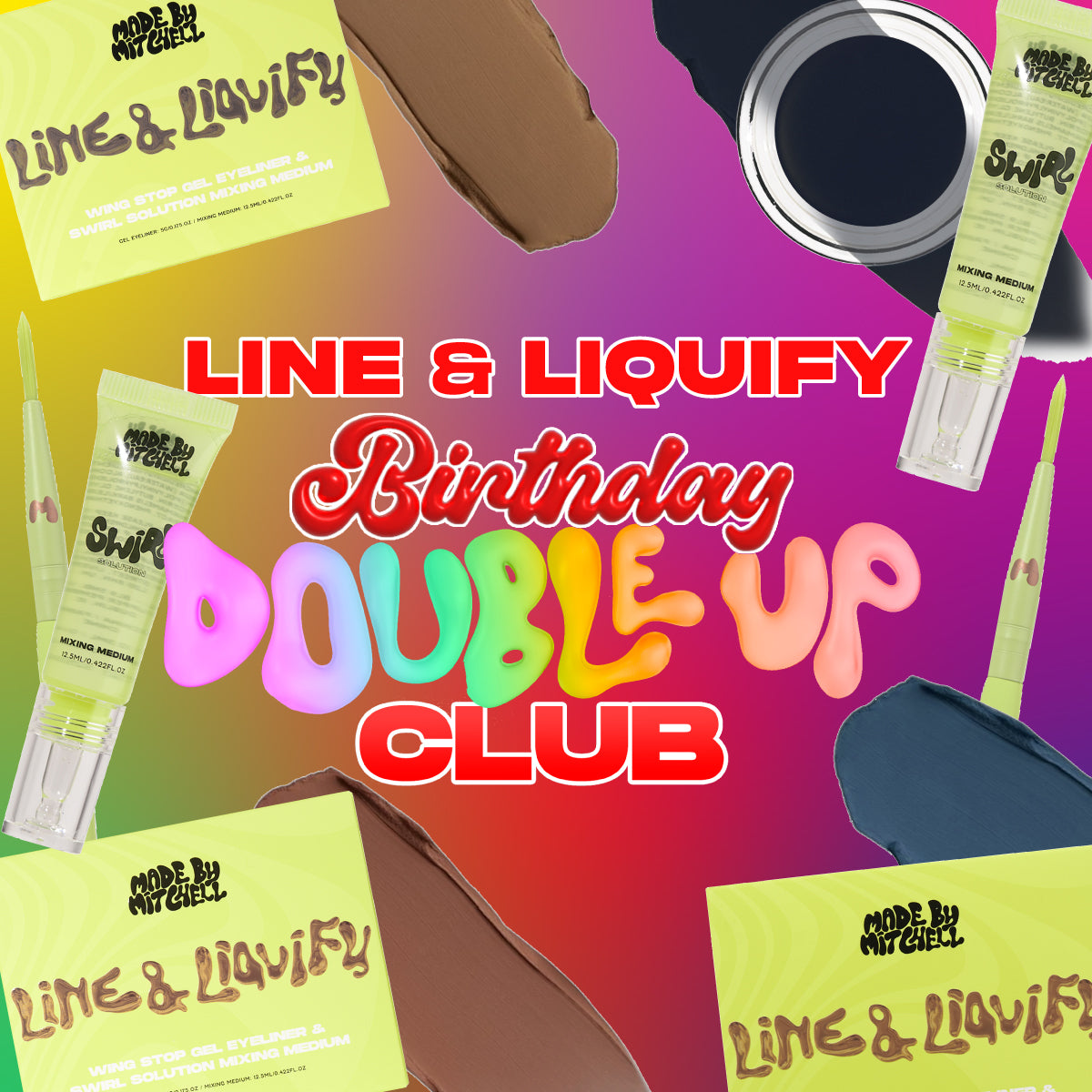 Double Up Club Line & Liquify Wing Stop & Swirl Solution Set + FREE ITEM